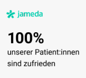 Jameda Siegel 100 % Patientenzufriedenheit